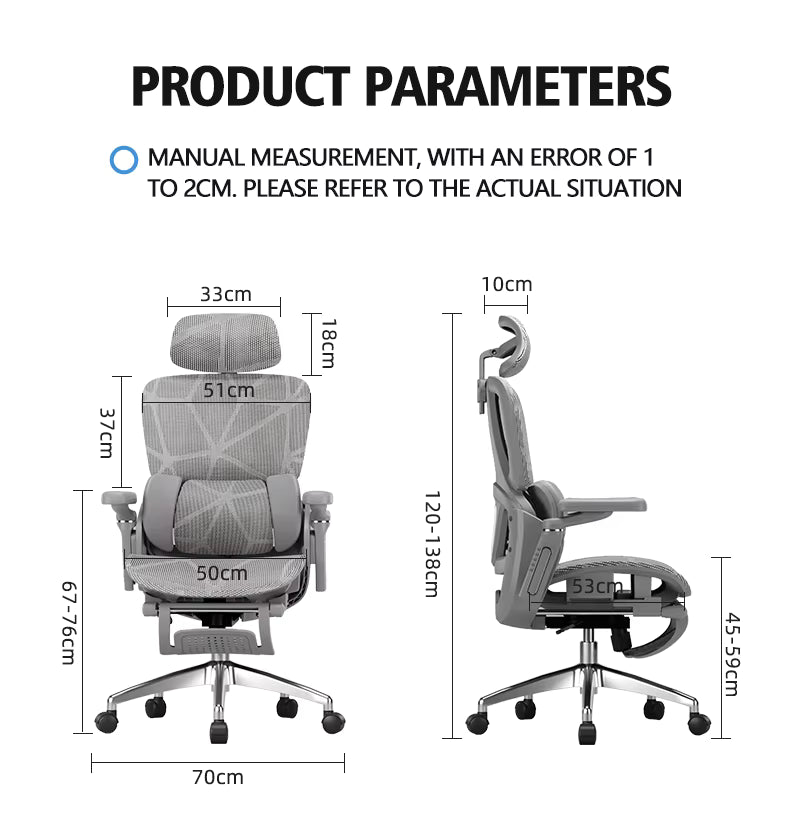 Chaise Ergonomique – Likeregal E21